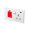Cooker control unit White Glass - Millenium