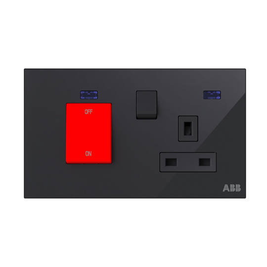 Cooker control unit Black Glass - Millenium