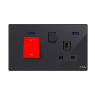 Cooker control unit Black Glass - Millenium