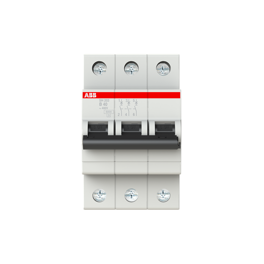 Miniature Circuit Breaker - SH200 - 3P - 40 A - B - (AC) 6 kA – Image 2 of 3