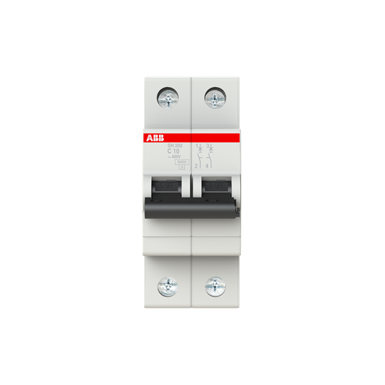Miniature Circuit Breaker - SH200 - 2P - 10 A - C - (AC) 6 kA – Image 2 of 3