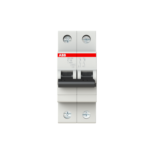 Miniature Circuit Breaker - SH200 - 2P - 16 A - C - (AC) 6 kA – Image 2 of 3