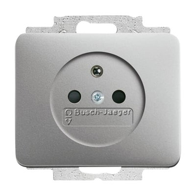 Socket insert Safety Shutter titanium - alpha