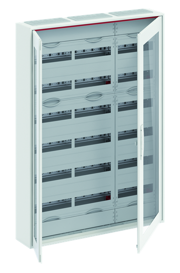 ComfortLine Compact distribution board, Surface mounting, 216 SU, Isolated (Class II), IP44, Field Width: 3, Rows: 6, 1100 mm x 800 mm x 160 mm