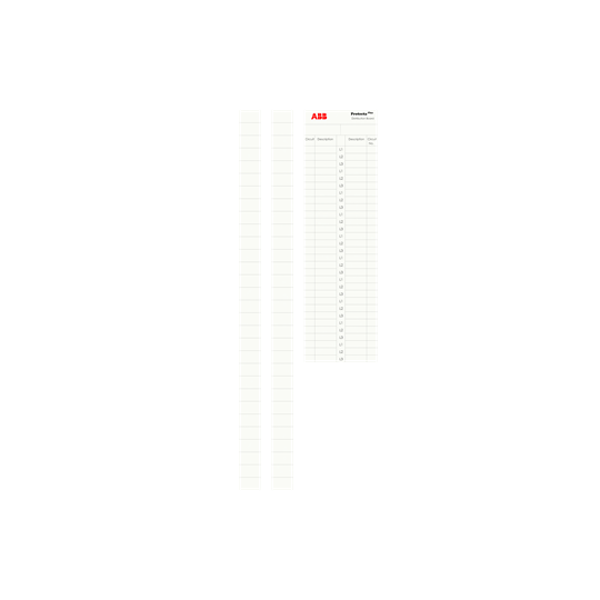 Protecta plus Label, 0 mm x 32 mm x 525 mm