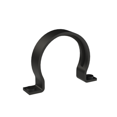 CONDUIT CLAMP 2SCREW PA6 NW95 BLK