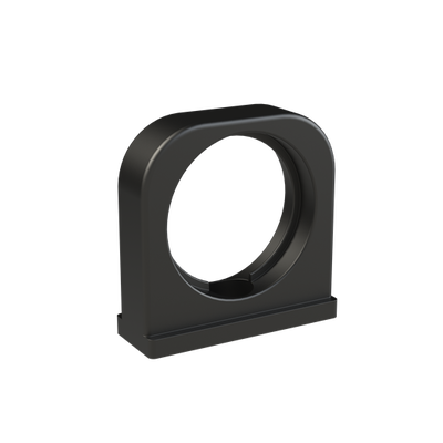 CONDUIT 1PC SUPPORT PA6 NW36 BLK