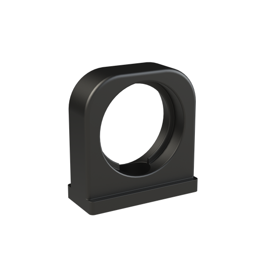 CONDUIT 1PC SUPPORT PA6 NW29 BLK