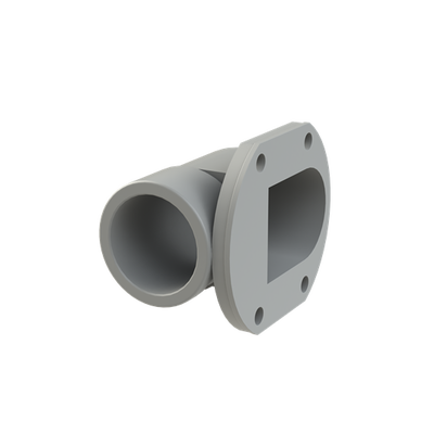 FTNG FLANGE 90deg NW29 IP66 gry