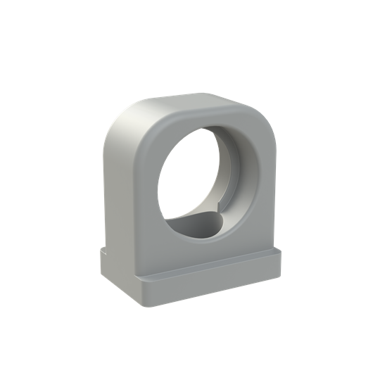 CONDUIT 1PC SUPPORT PA6 NW17 GRY