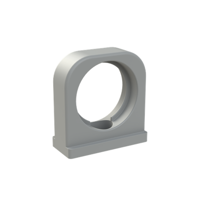 CONDUIT 1PC SUPPORT PA6 NW29 GRY
