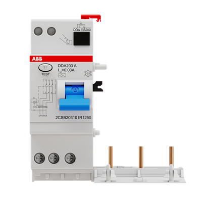Residual Current Device Block DDA200 - 3P - 30 mA - 25 A - Type A