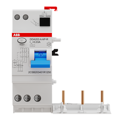 Residual Current Device Block DDA200 - 3P - 30 mA - 25 A - Type A APR