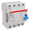Residual Current Circuit Breaker F200 - 4P - 30 mA - 25 A - Type A