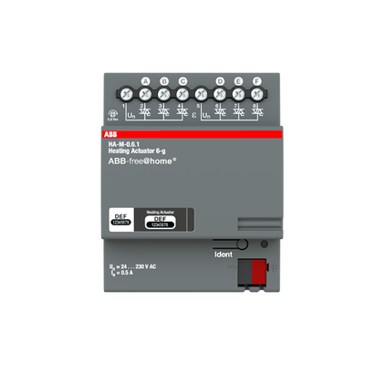 HA-M-0.6.1 Heating Actuator, 6-fold, 230 V, MDRC
