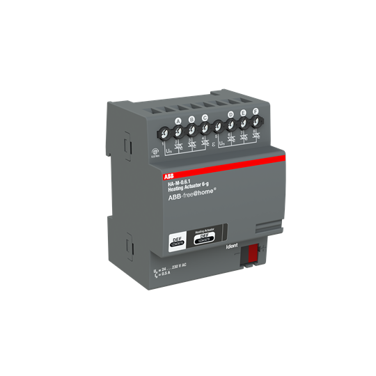 HA-M-0.6.1 Heating Actuator, 6-fold, 230 V, MDRC – Görsel 2 / 4
