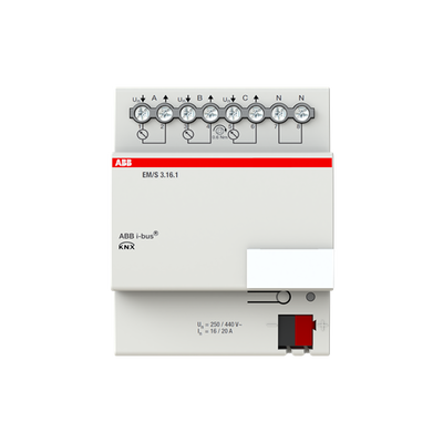 EM/S3.16.1 Energy Module, 3-fold, 16/20 A, MDRC