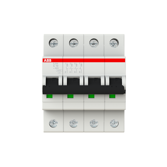 Miniature Circuit Breaker - S200 - 4P - 10 A - C - (AC) 6 kA – Image 2 of 3