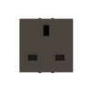 Socket outlet BS Anthracite - Zenit BS