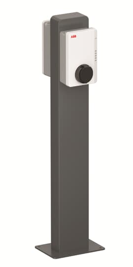 TAC pedestal back-to-back Free-standing metal pedestal for 2 Terra AC chargers