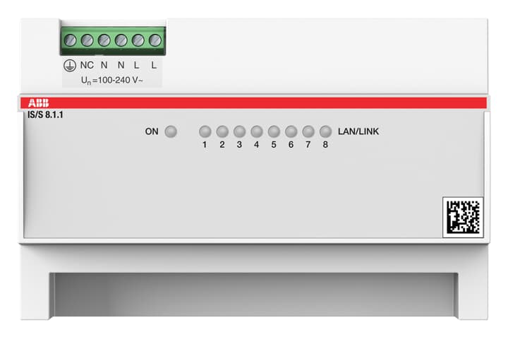 IS/S8.1.1 IP Switch, 8 Ports, Fast Ethernet, MDRC – Görsel 2 / 4
