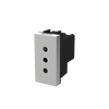 Socket outlet IT P17/11 Silver - Zenit BS