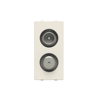 TV/SAT outlet White - Zenit BS