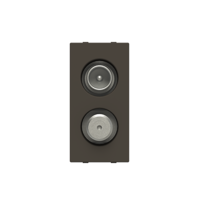 TV/SAT outlet Anthracite - Zenit BS