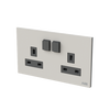 Socket outlet BS Dune Grey - Millenium