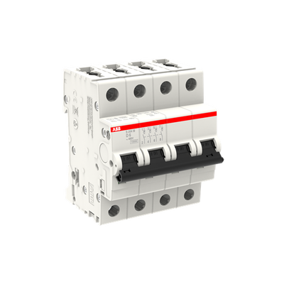 Miniature Circuit Breaker - S200M - 4P - 6 A - D - (AC) 10 kA