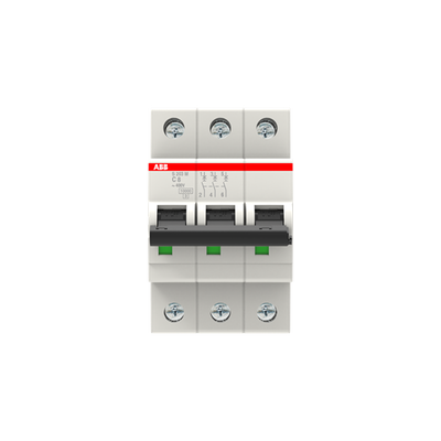 Miniature Circuit Breaker - S200M - 3P - 8 A - C - (AC) 10 kA