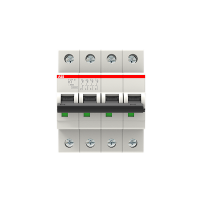 Miniature Circuit Breaker - S200M - 4P - 6 A - D - (AC) 10 kA