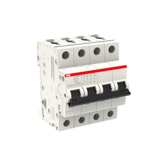 Miniature Circuit Breaker - S200M - 4P - 4 A - K - (AC) 10 kA – Image 3 of 3