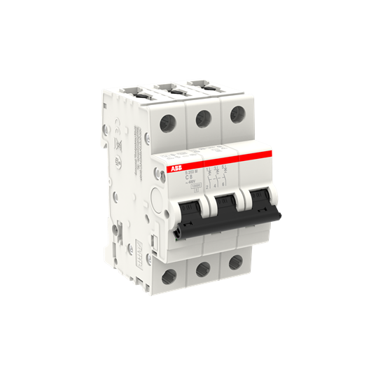 Miniature Circuit Breaker - S200M - 3P - 8 A - C - (AC) 10 kA – Image 2 of 3