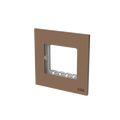 Frame 1-gang Mocha Brown - Millenium