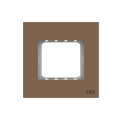 Frame 1-gang Mocha Brown - Millenium