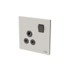 Socket outlet Round 5A Dune Grey - Millenium