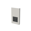 Socket outlet Shaver Dune Grey - Millenium