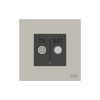 TV/SAT outlet SAT Dune Grey - Millenium