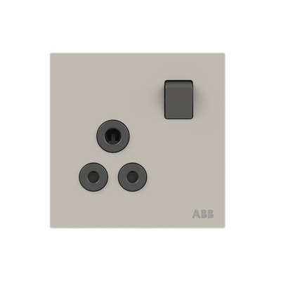 Socket outlet Round 5A Dune Grey - Millenium