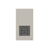 Socket outlet Shaver Dune Grey - Millenium