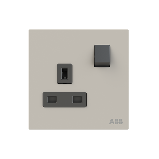 Socket outlet BS Dune Grey - Millenium
