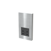 Socket outlet Shaver Stainless steel - Millenium
