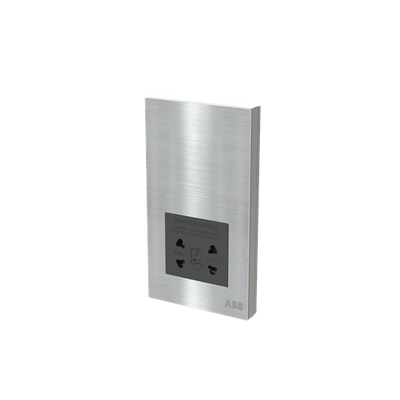 Socket outlet Shaver Stainless steel - Millenium