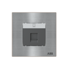 Data outlet 1 gang Stainless steel - Millenium