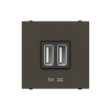 USB charger Breakout cable Anthracite Polished - Millenium