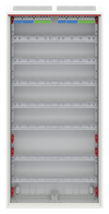 ComfortLine Compact distribution board, Surface mounting, 168 SU, Isolated (Class II), IP44, Field Width: 2, Rows: 7, 1100 mm x 550 mm x 160 mm