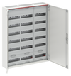 ComfortLine Compact distribution board, Surface mounting, 216 SU, Isolated (Class II), IP44, Field Width: 3, Rows: 6, 950 mm x 800 mm x 160 mm