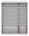 ComfortLine Compact distribution board, Surface mounting, 216 SU, Isolated (Class II), IP44, Field Width: 3, Rows: 6, 950 mm x 800 mm x 160 mm