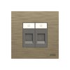 Data outlet 2 gang Antique Gold - Millenium